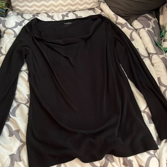 Express cowl neck black size large - Picture 1 of 2